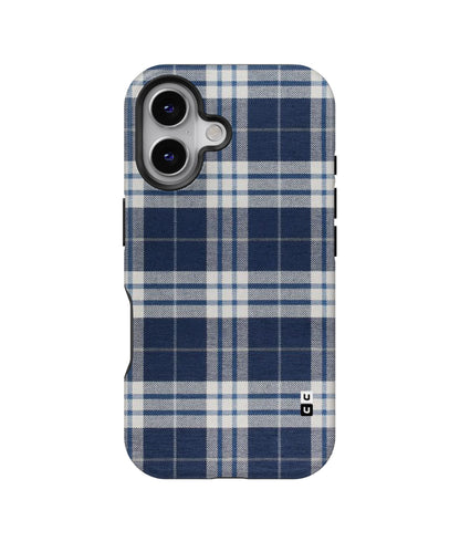 Blue White Check MagSafe Bumper Case
