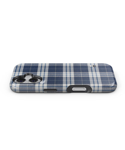 Blue White Check MagSafe Bumper Case