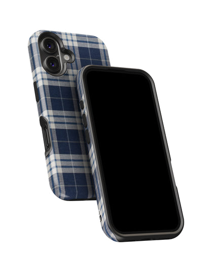 Blue White Check MagSafe Bumper Case