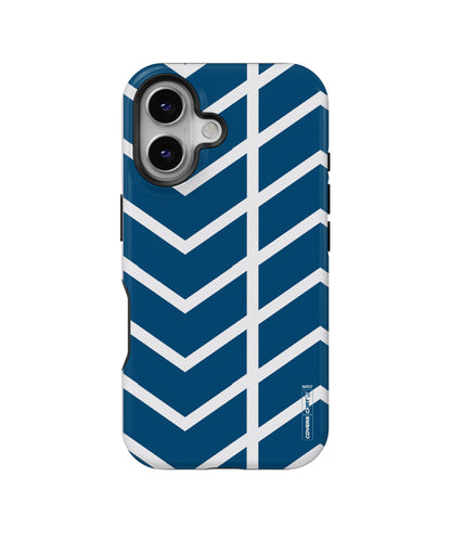 Blue White Pattern MagSafe Bumper Case