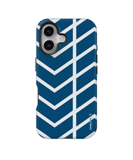 Blue White Pattern MagSafe Bumper Case