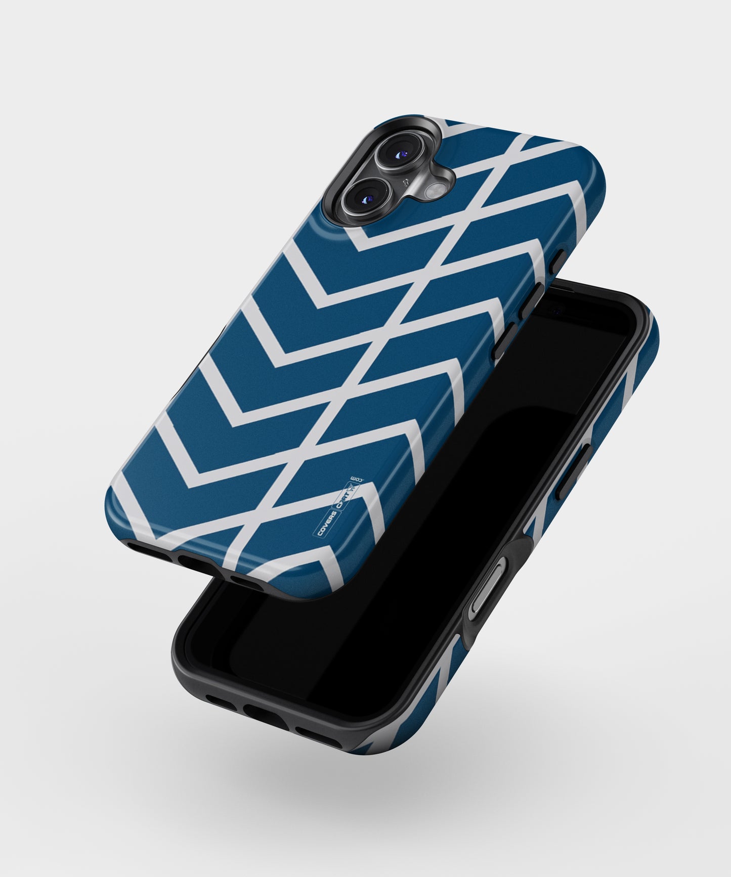 Blue White Pattern MagSafe Bumper Case