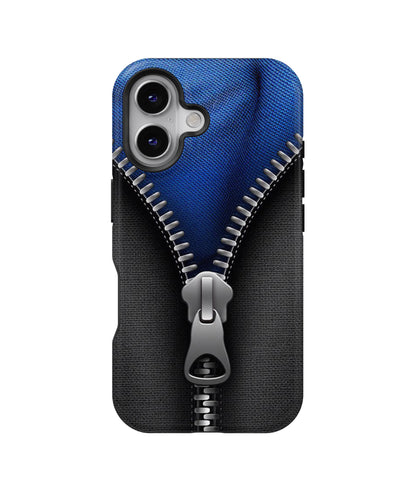 Blue Zipper MagSafe Bumper Case