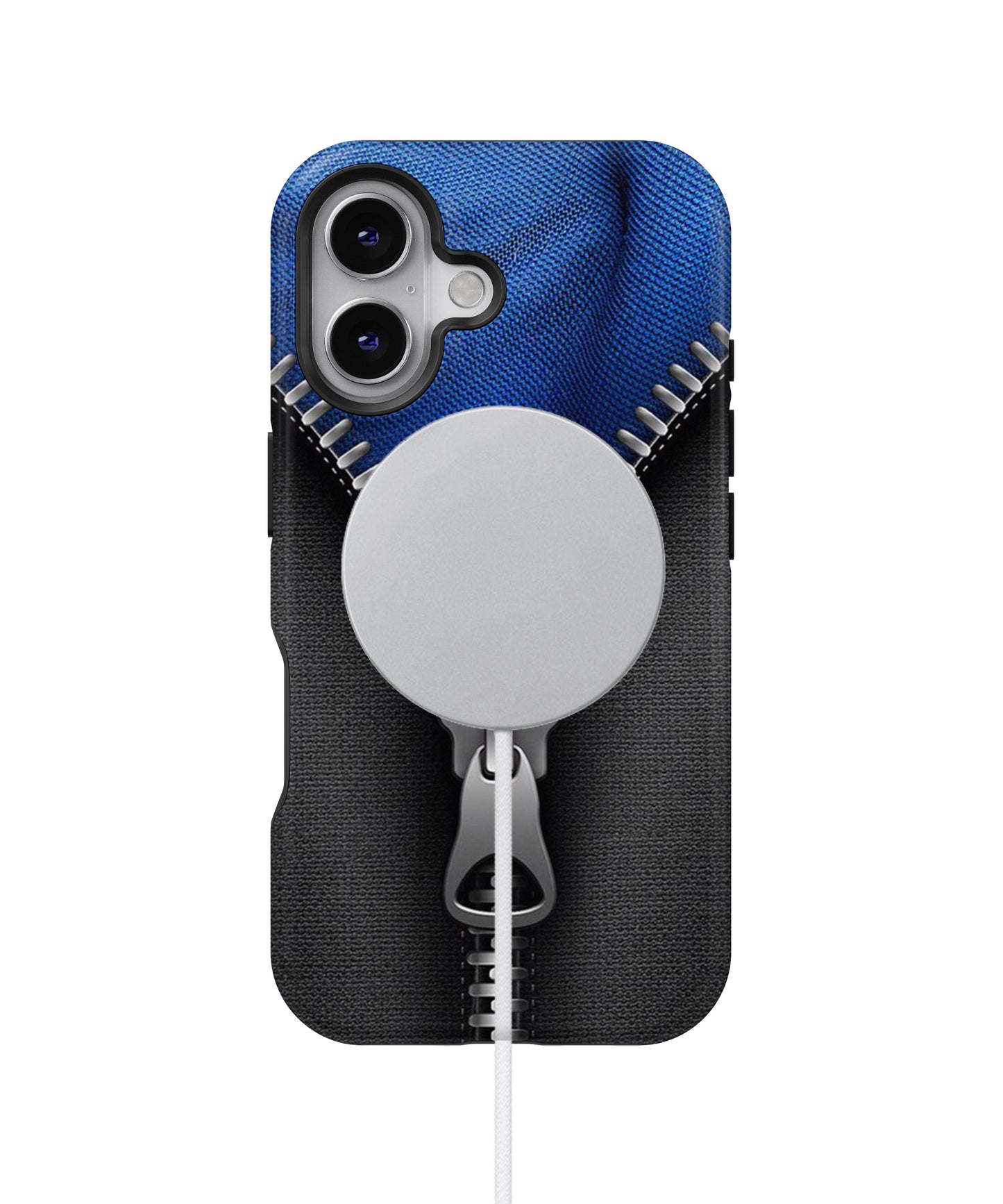 Blue Zipper MagSafe Bumper Case