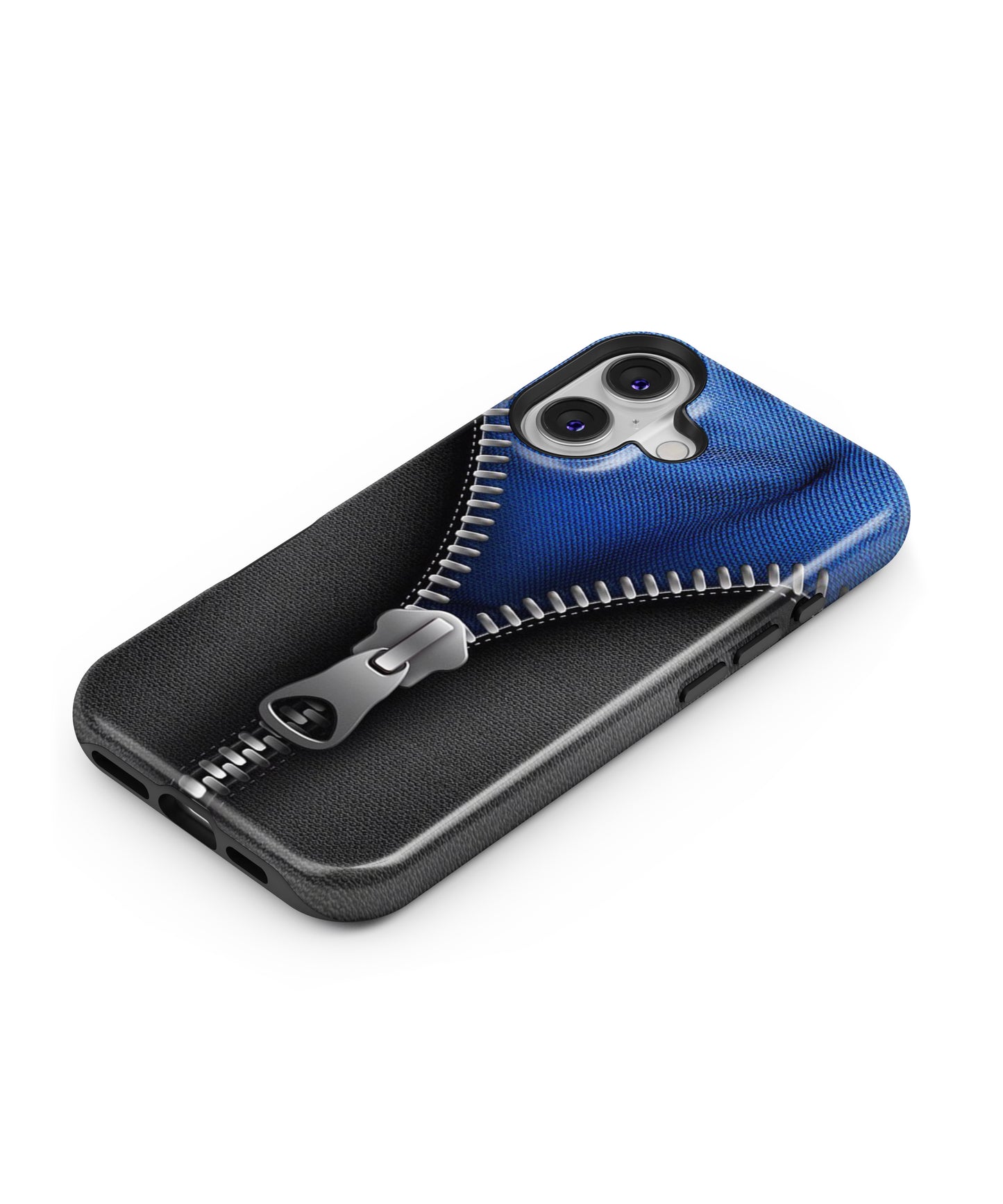 Blue Zipper MagSafe Bumper Case