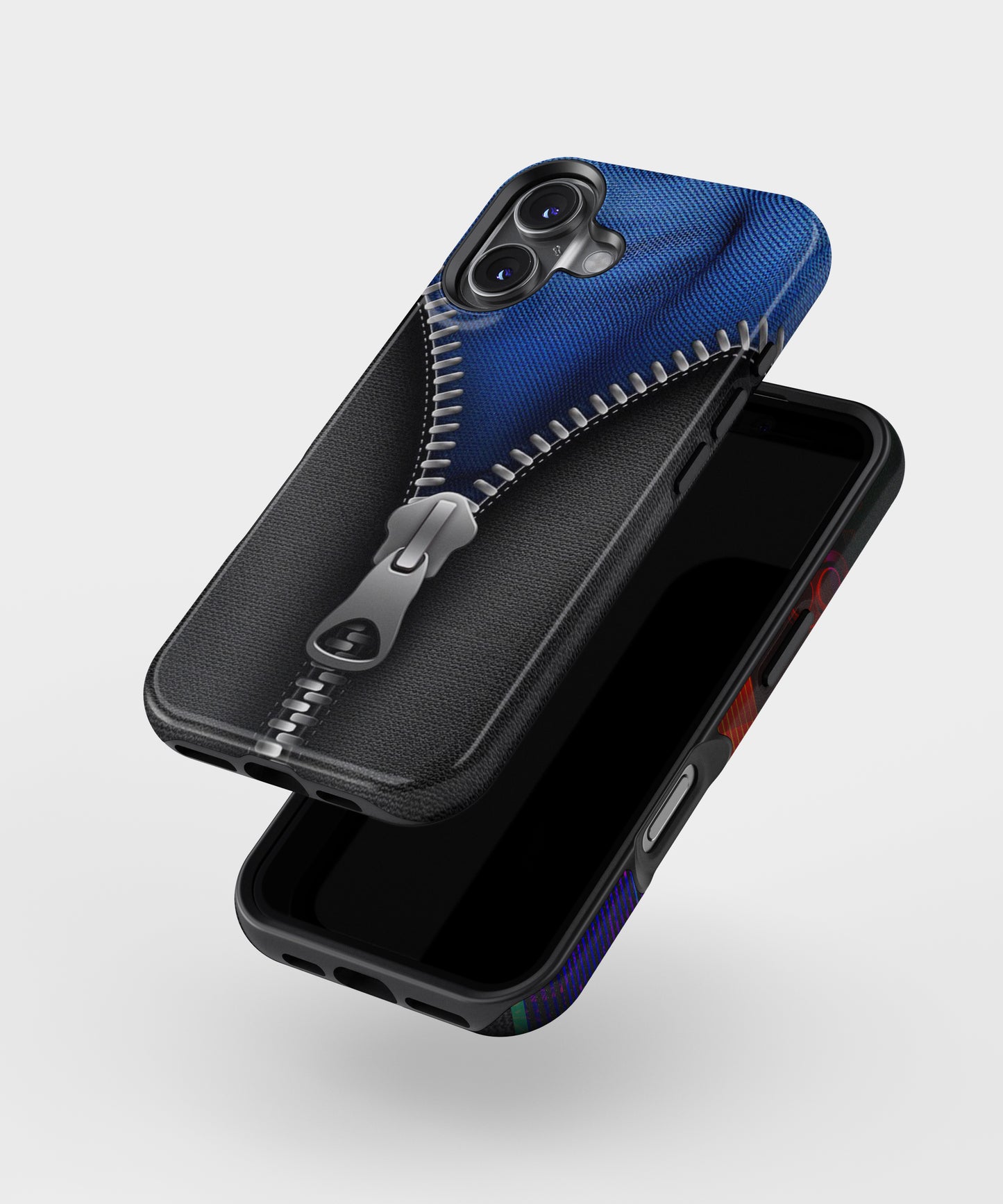 Blue Zipper MagSafe Bumper Case
