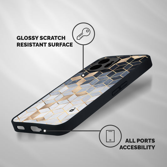 Blues And Golds Shockproof Hybrid Protection (Metal + TPU) Back Case Cover
