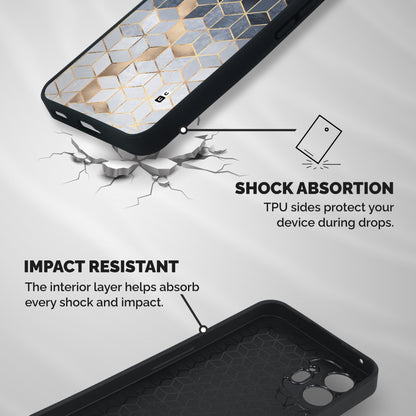 Blues And Golds Shockproof Hybrid Protection (Metal + TPU) Back Case Cover