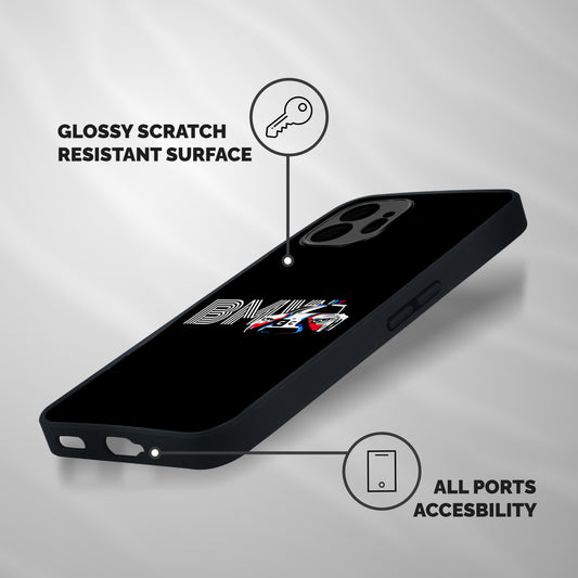 BMW Minimalistic Car Shockproof Hybrid Protection (Metal + TPU) Back Case Cover