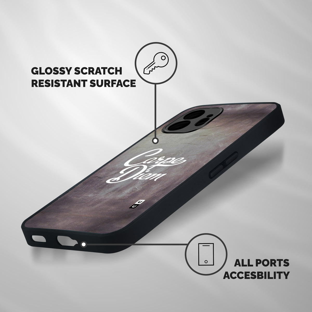 Board Diem Shockproof Hybrid Protection (Metal + TPU) Back Case Cover