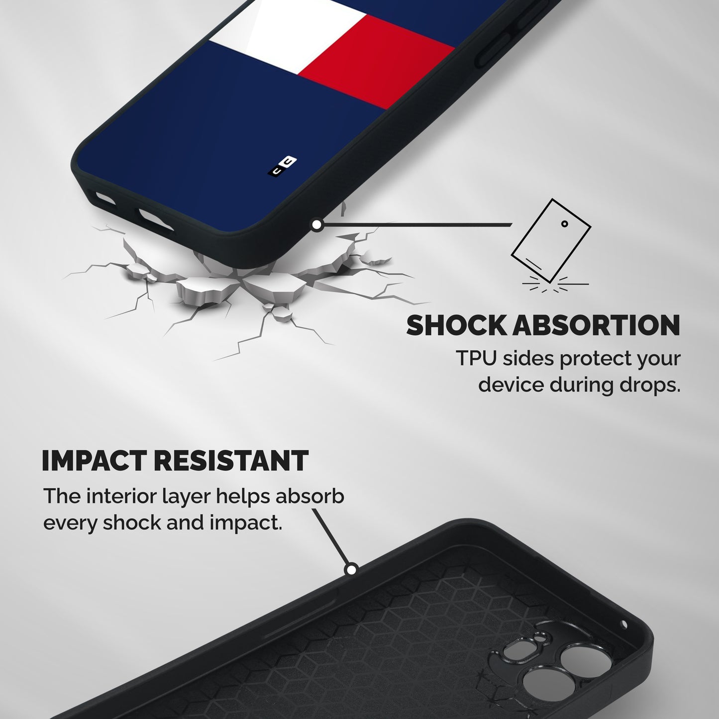 Bold Colours Shockproof Hybrid Protection (Metal + TPU) Back Case Cover
