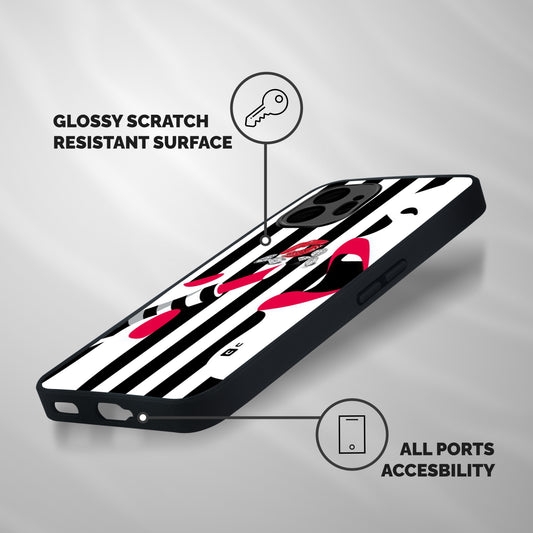 Bold Woman Shockproof Hybrid Protection (Metal + TPU) Back Case Cover
