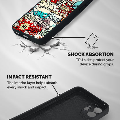 Boom Zap Shockproof Hybrid Protection (Metal + TPU) Back Case Cover