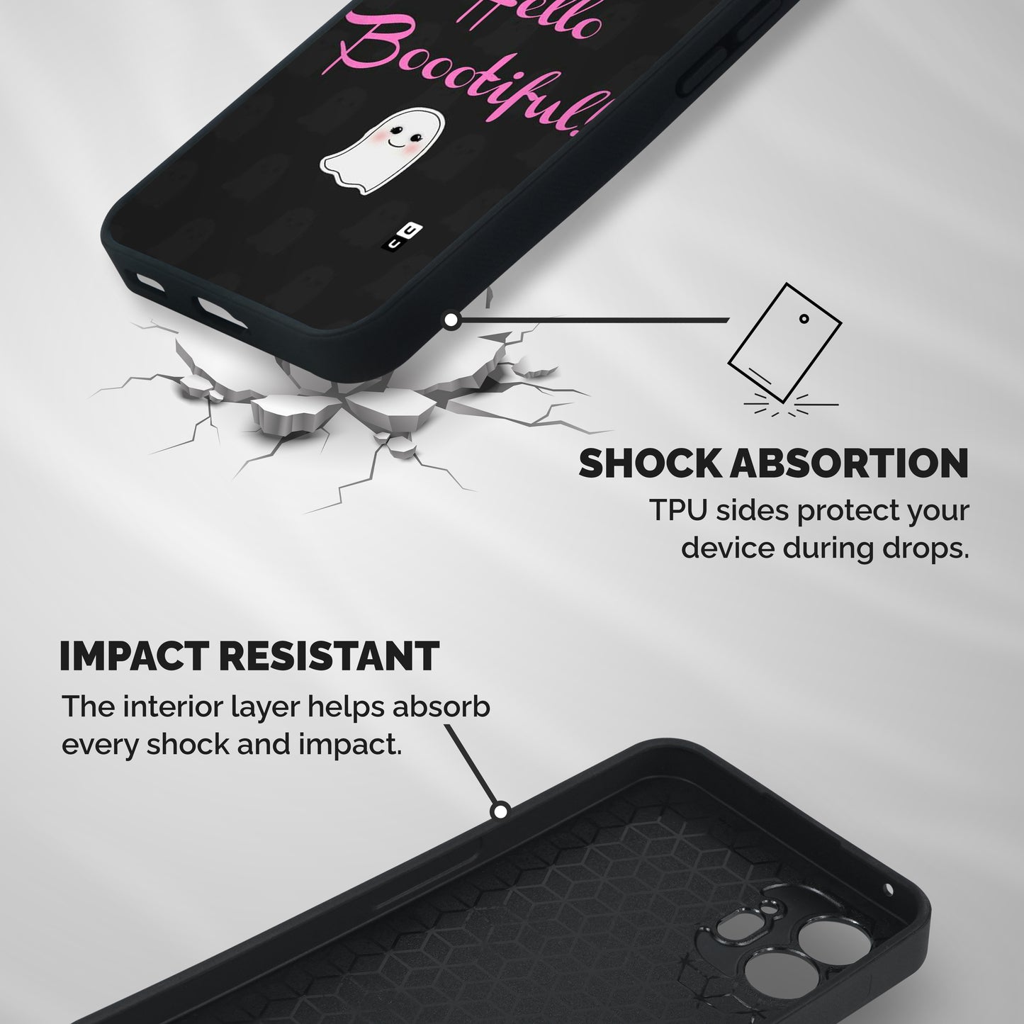 Boootiful Shockproof Hybrid Protection (Metal + TPU) Back Case Cover