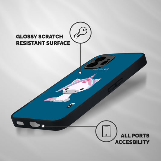 Born Wild Unicorn Shockproof Hybrid Protection (Metal + TPU) Back Case Cover