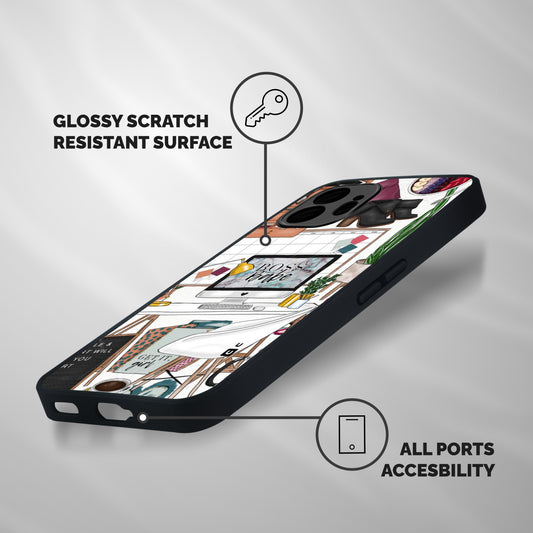 Boss Babe Shockproof Hybrid Protection (Metal + TPU) Back Case Cover