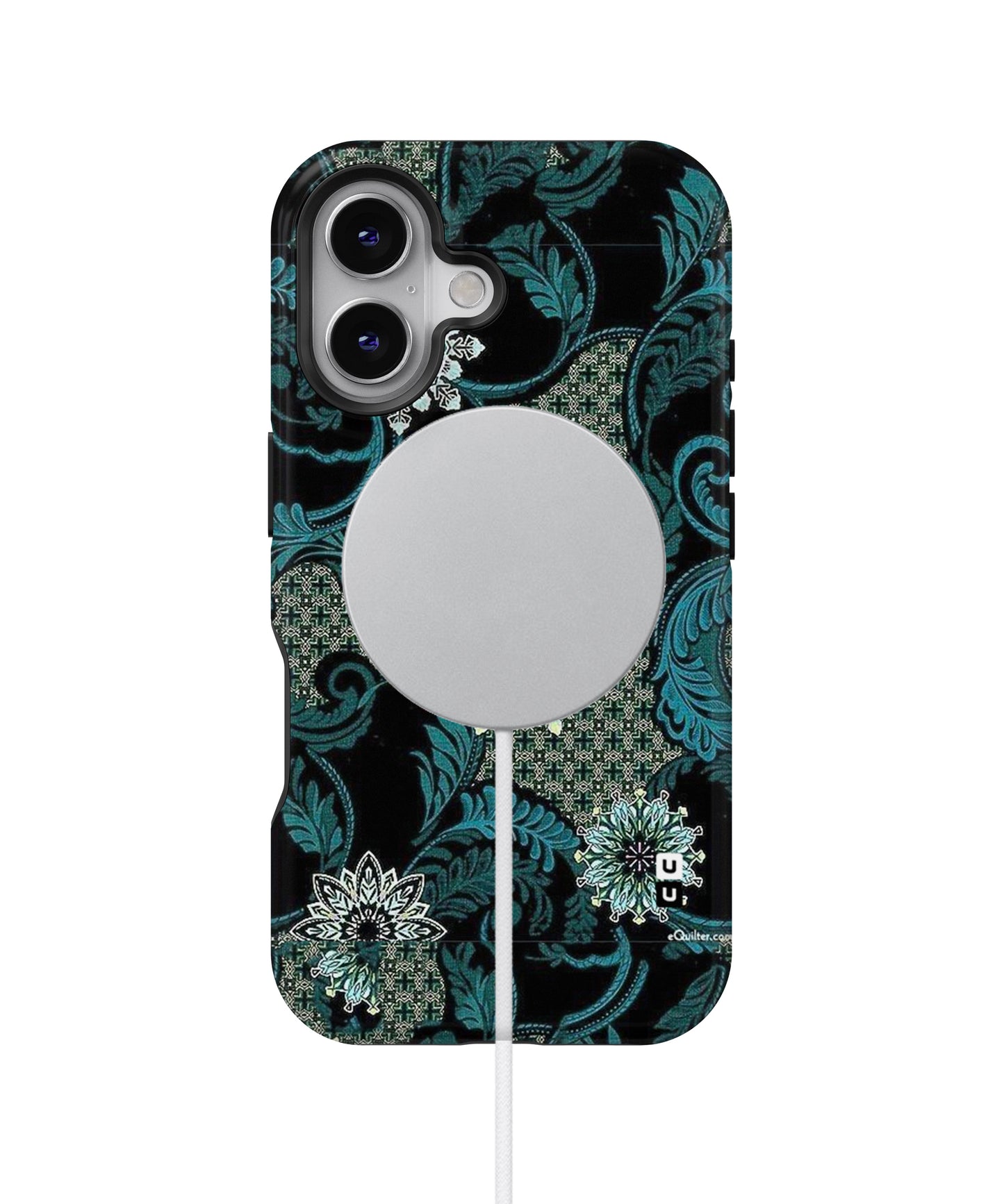 Bottle Green Floral MagSafe Bumper Case