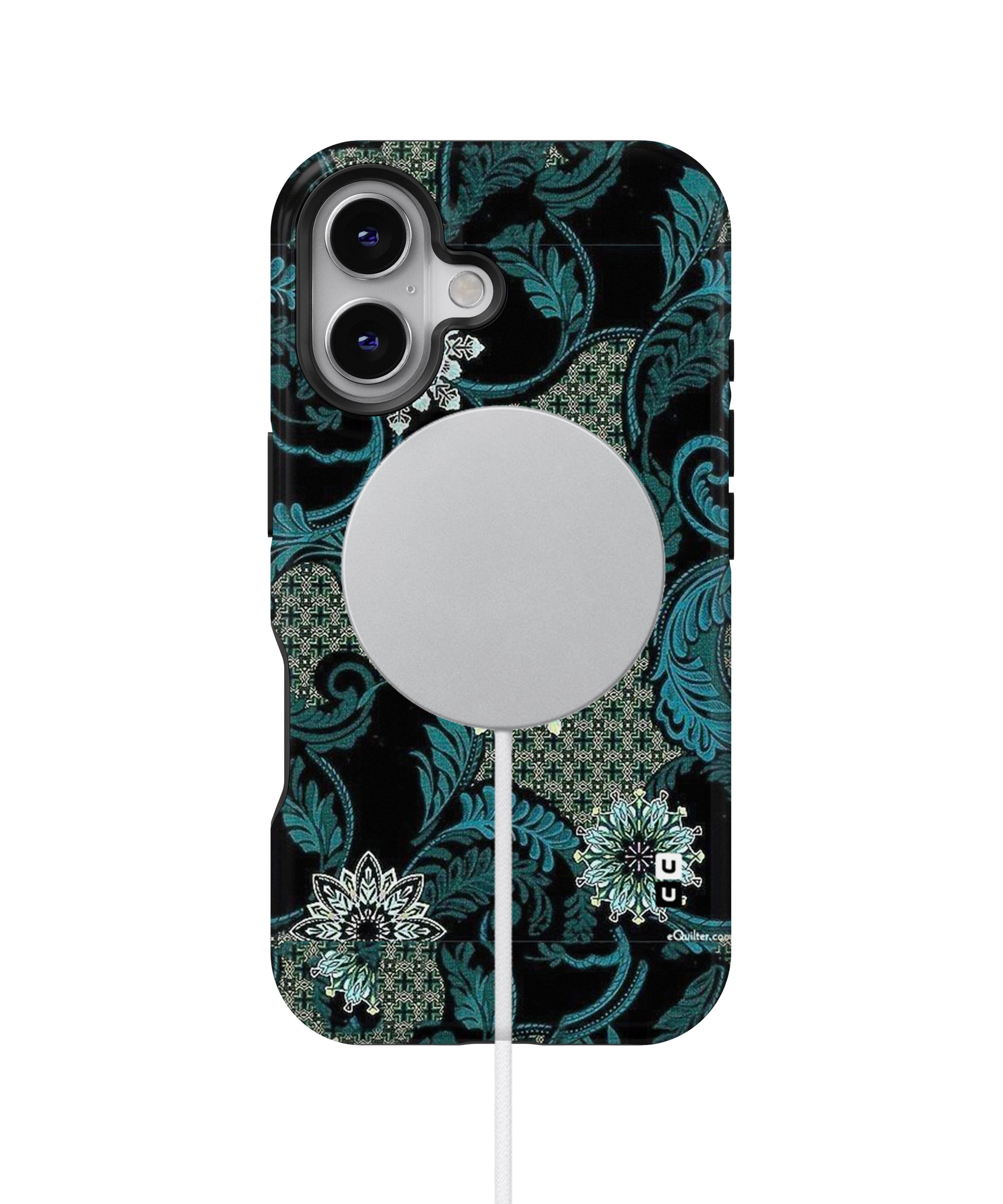 Bottle Green Floral MagSafe Bumper Case