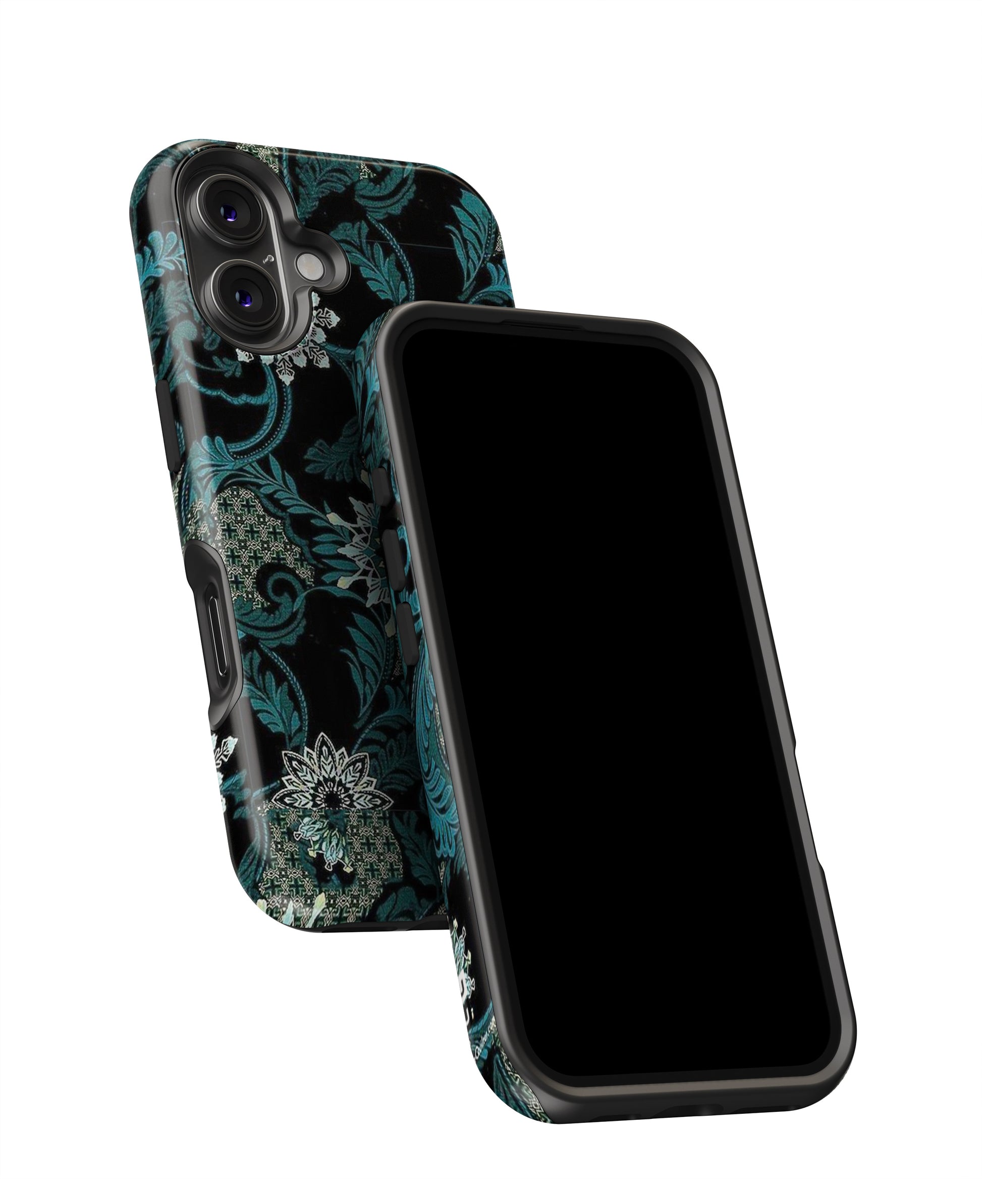 Bottle Green Floral MagSafe Bumper Case