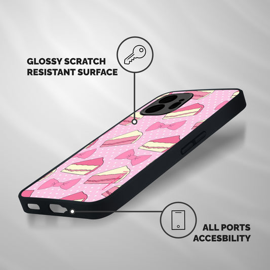 Bow Cake Shockproof Hybrid Protection (Metal + TPU) Back Case Cover