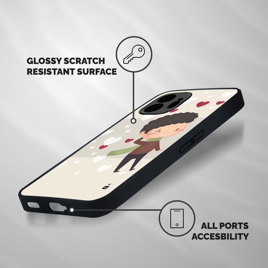 Boy in love Shockproof Hybrid Protection (Metal + TPU) Back Case Cover