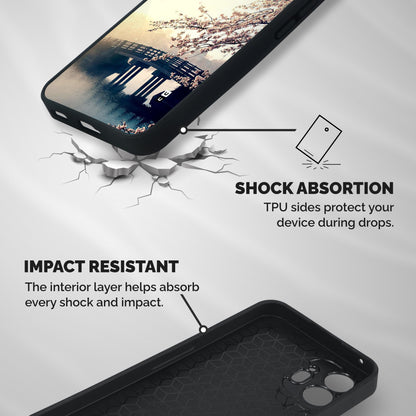 Bridge Blossom Shockproof Hybrid Protection (Metal + TPU) Back Case Cover