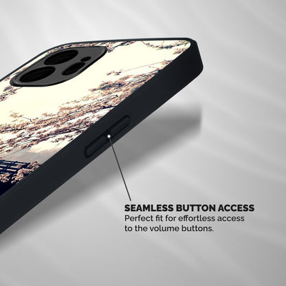 Bridge Blossom Shockproof Hybrid Protection (Metal + TPU) Back Case Cover