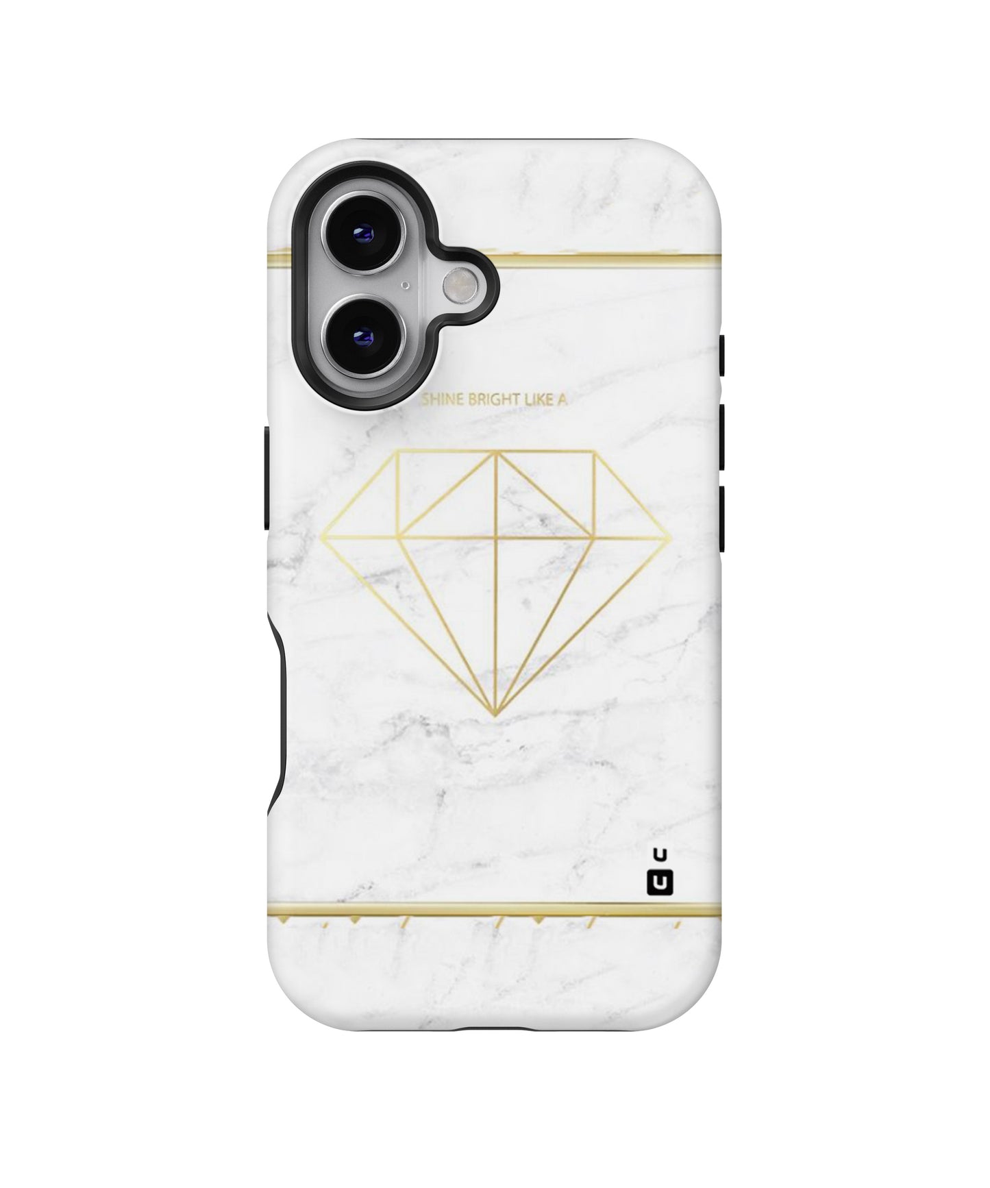 Bright Gold Diamond MagSafe Bumper Case