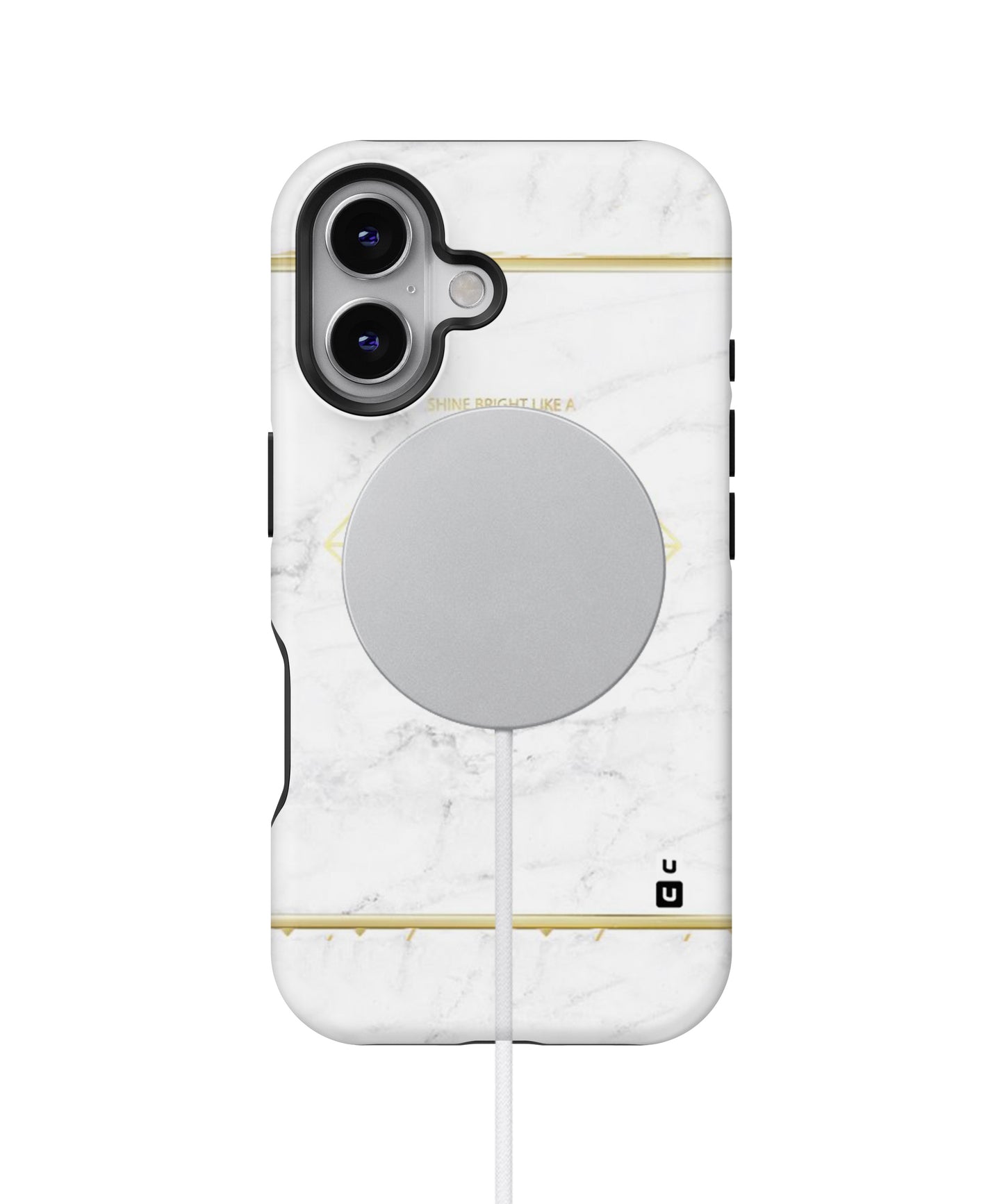 Bright Gold Diamond MagSafe Bumper Case