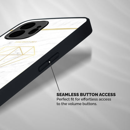 Bright Gold Diamond Shockproof Hybrid Protection (Metal + TPU) Back Case Cover