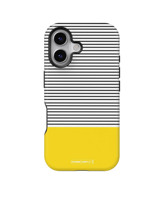 Bright Yellow Stripes MagSafe Bumper Case