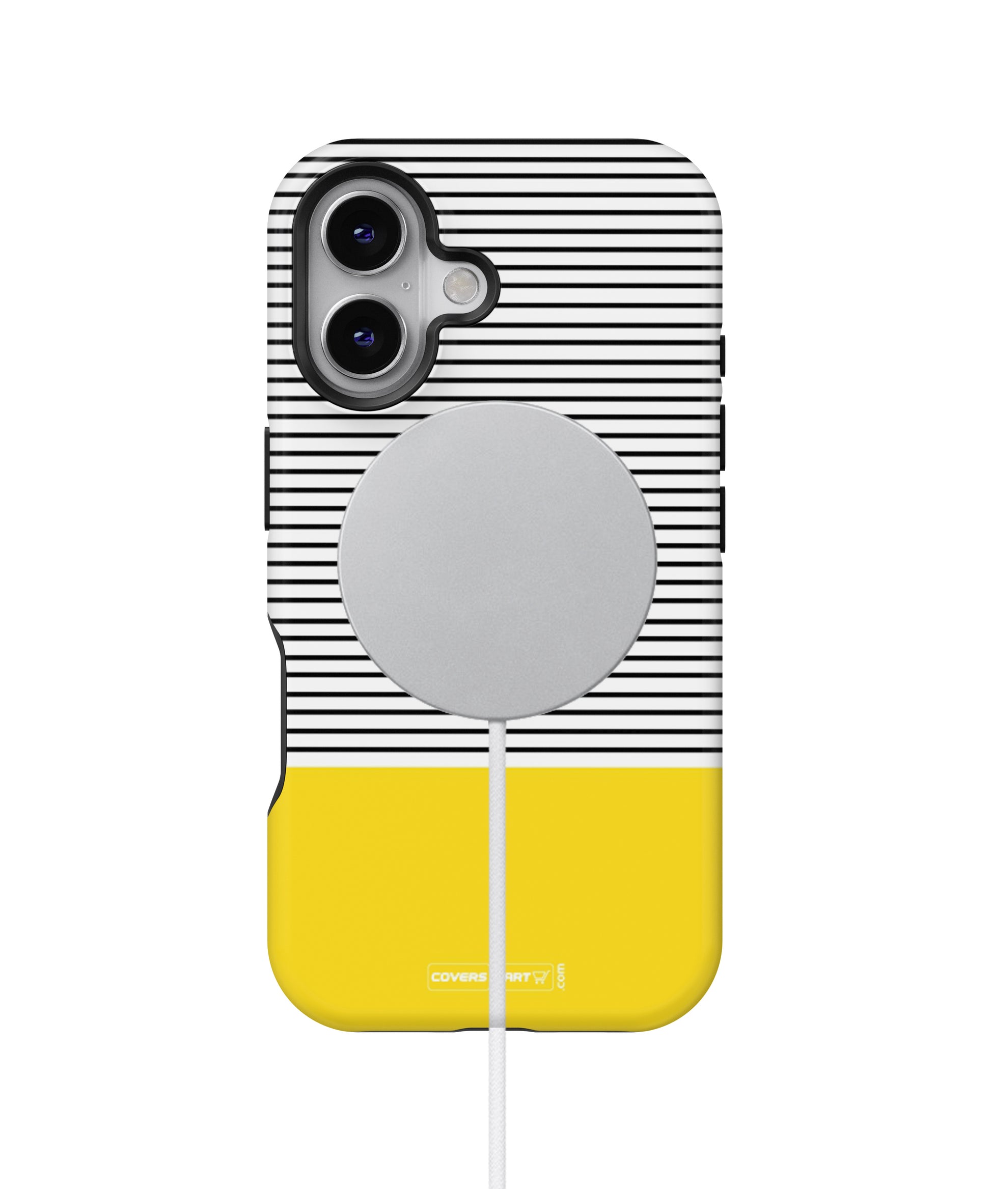 Bright Yellow Stripes MagSafe Bumper Case