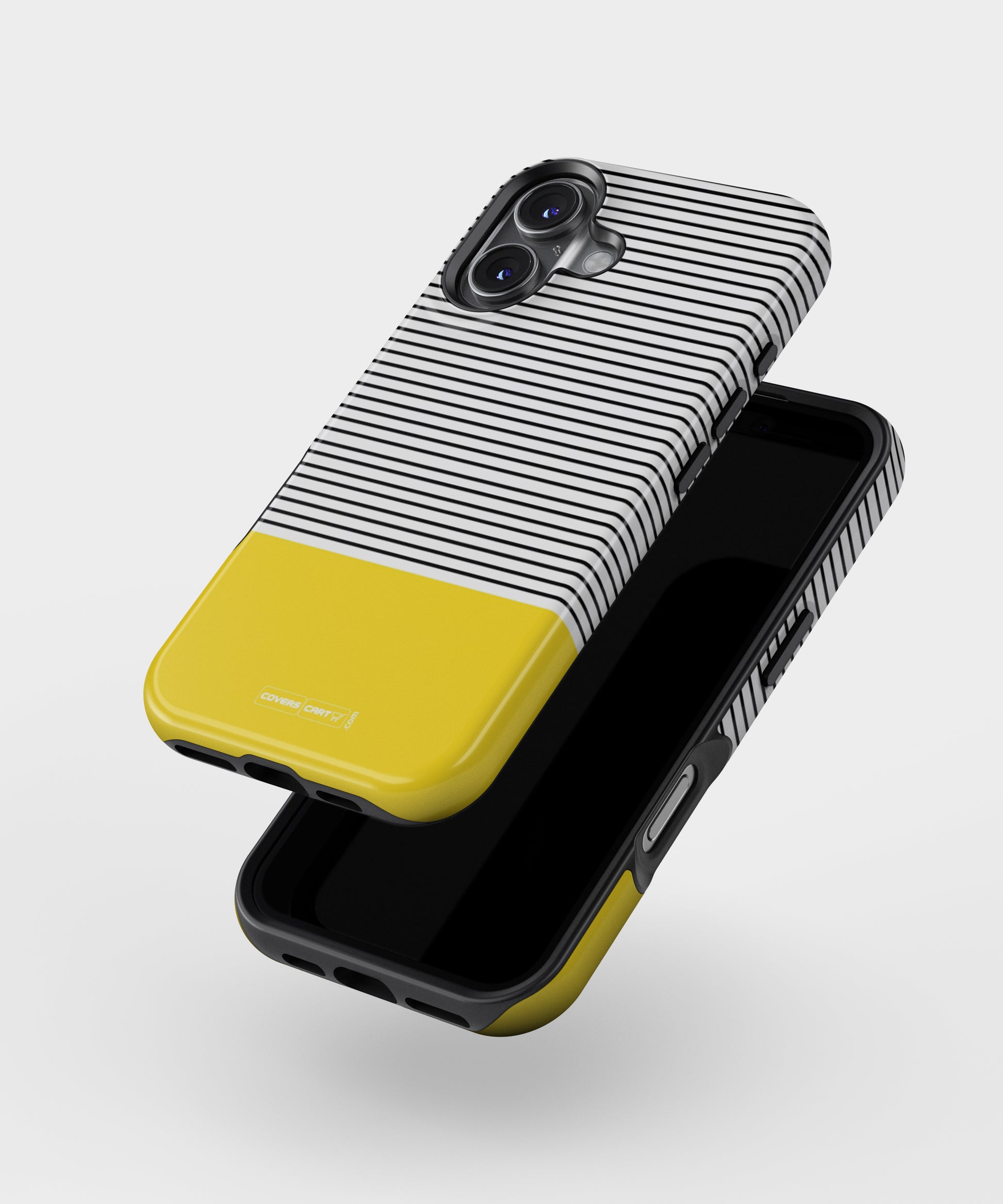 Bright Yellow Stripes MagSafe Bumper Case