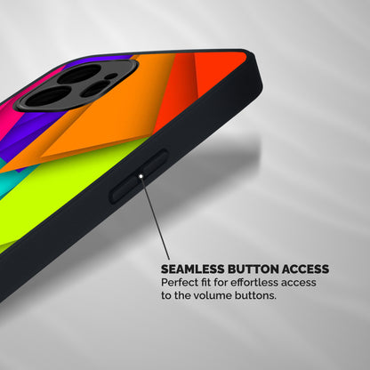 Bring In Colors Shockproof Hybrid Protection (Metal + TPU) Back Case Cover