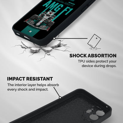 Brisk Car Shockproof Hybrid Protection (Metal + TPU) Back Case Cover