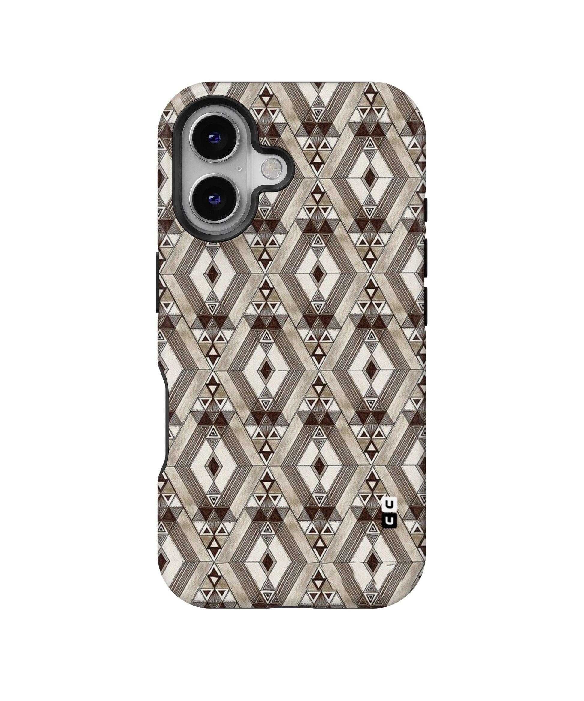Brown Abstract Design MagSafe Bumper Case