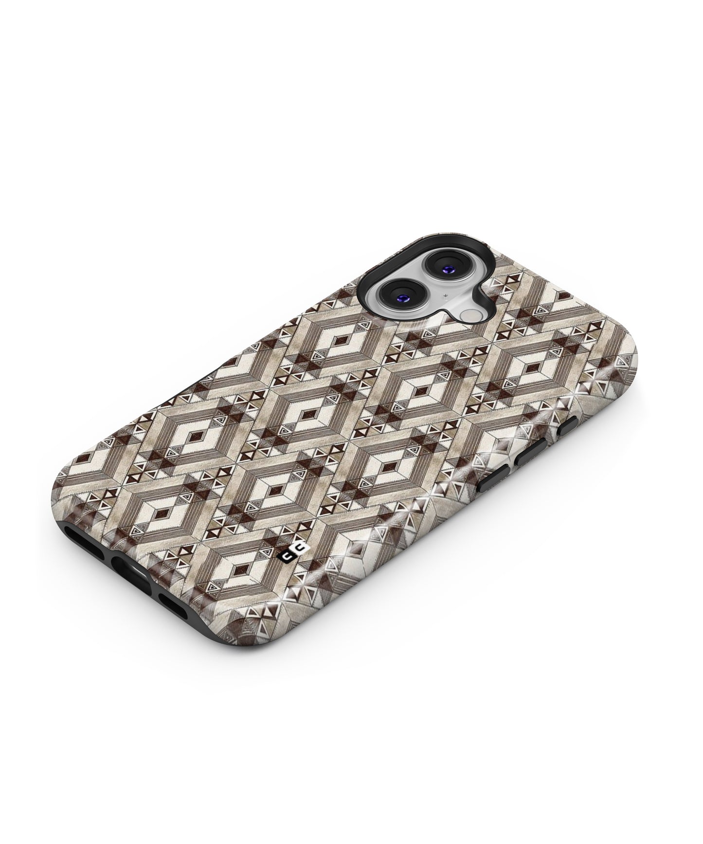 Brown Abstract Design MagSafe Bumper Case