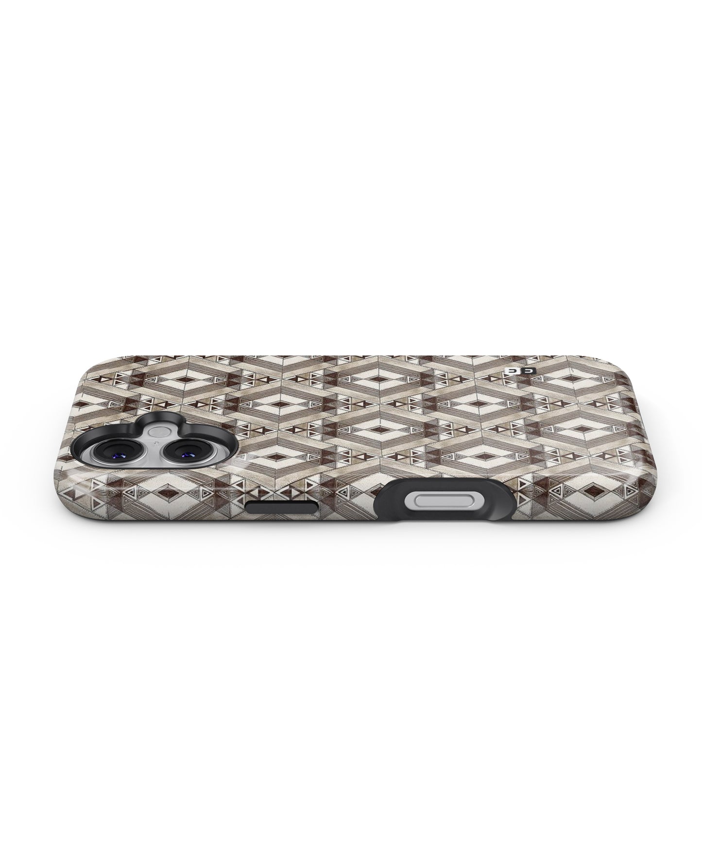 Brown Abstract Design MagSafe Bumper Case