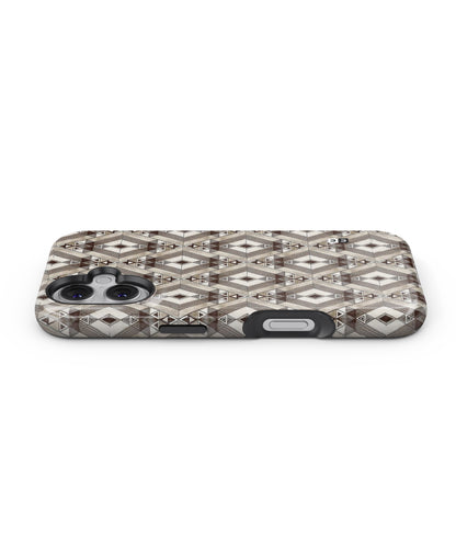 Brown Abstract Design MagSafe Bumper Case