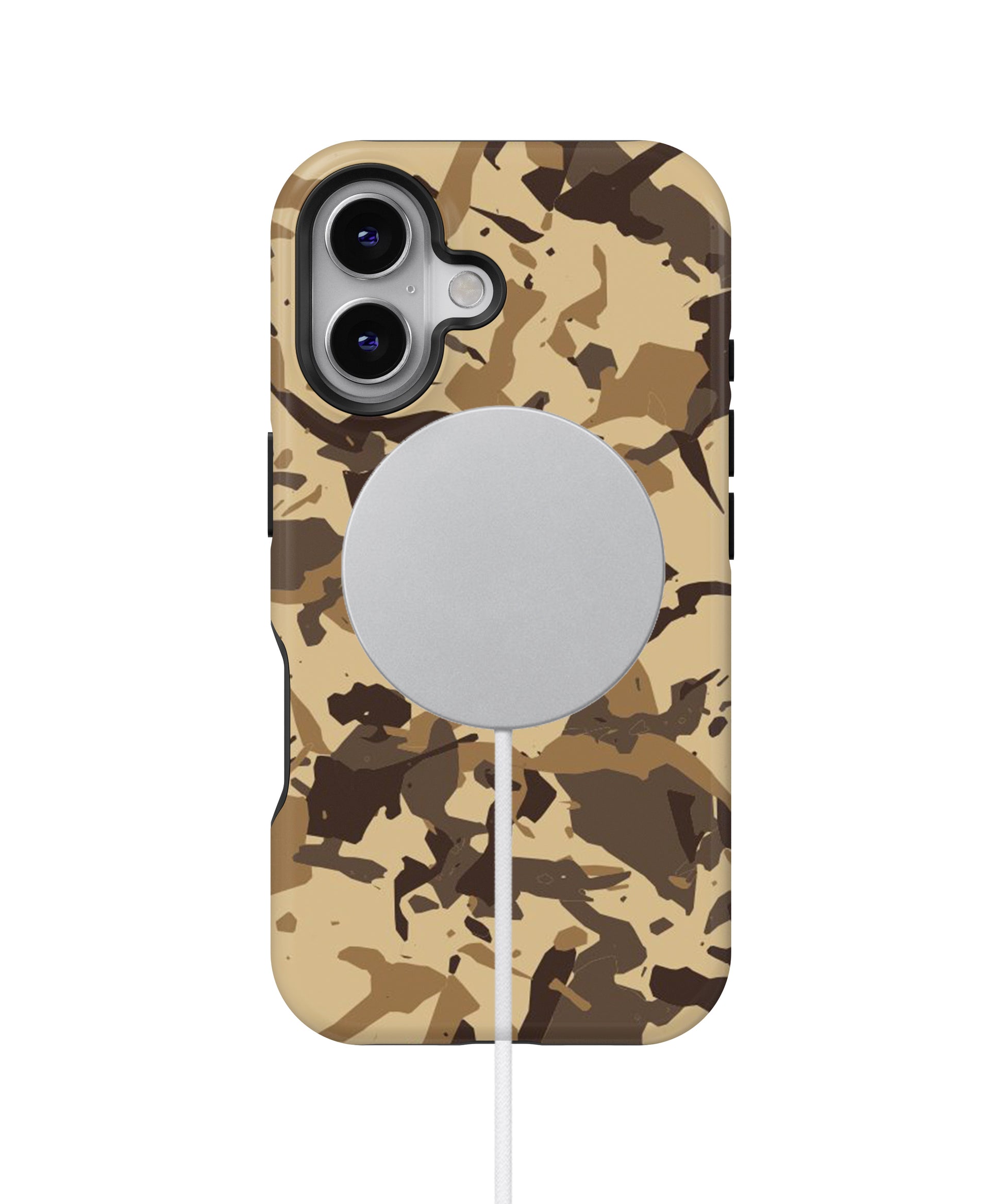 Brown Camouflage Army MagSafe Bumper Case