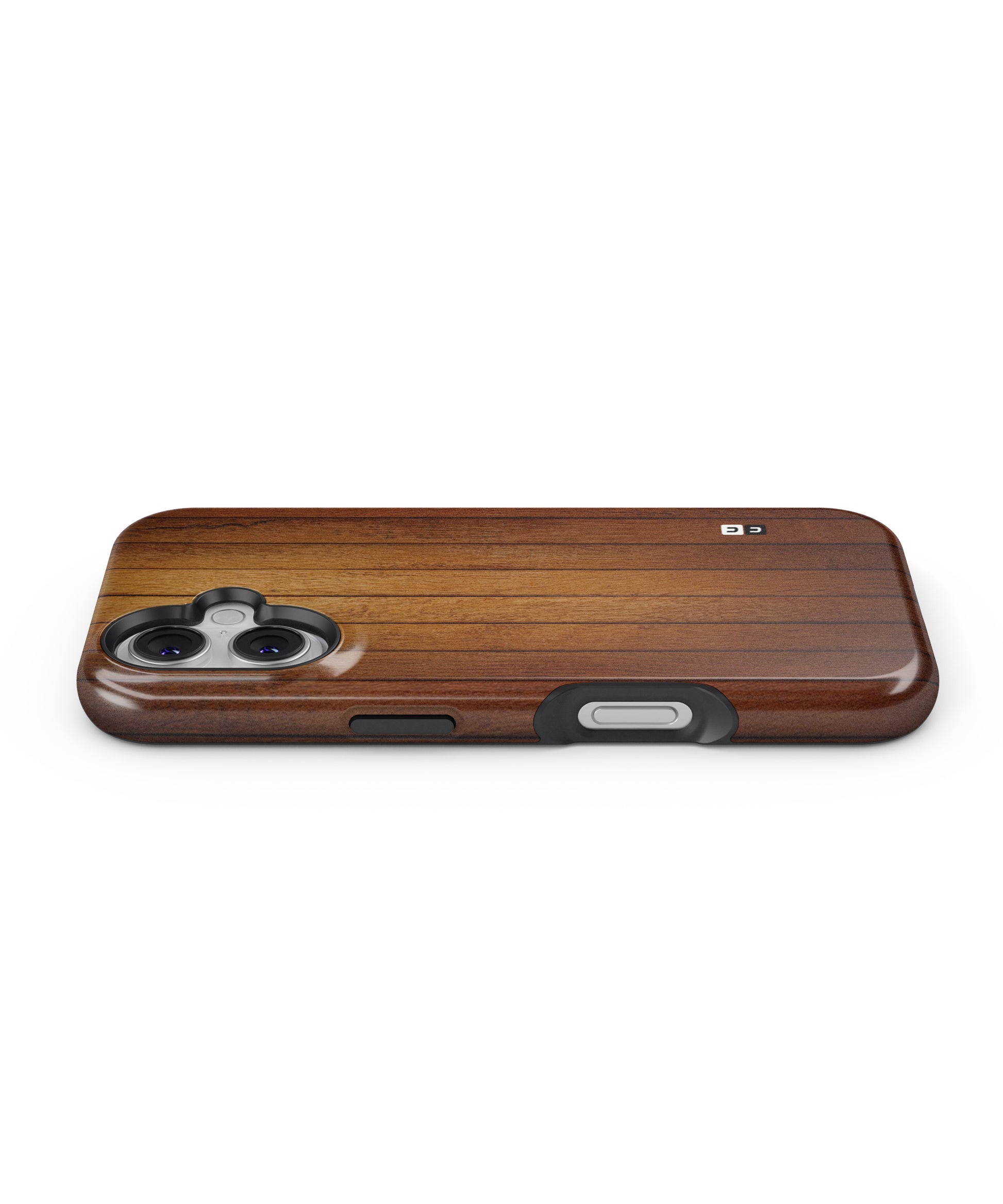 Brown Wood Design MagSafe Bumper Case