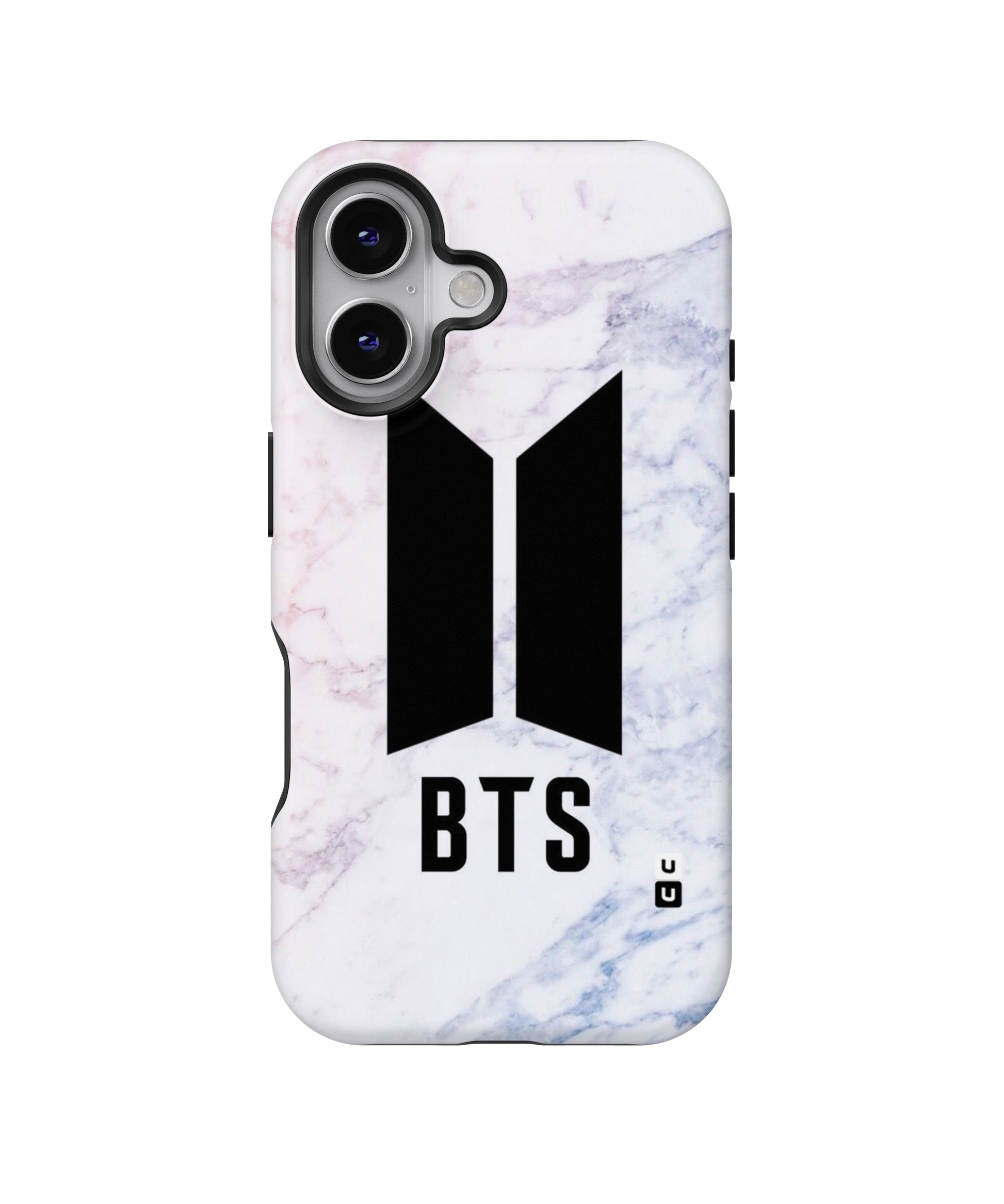Bts Logo Marble Print MagSafe Bumper Case