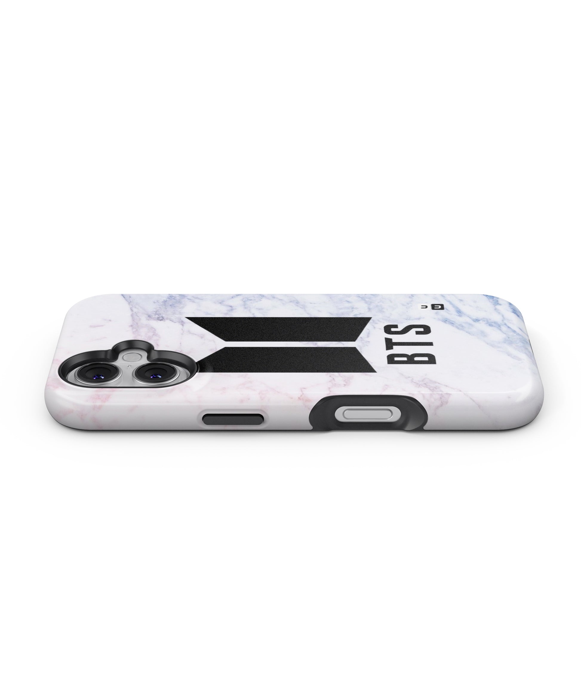 Bts Logo Marble Print MagSafe Bumper Case