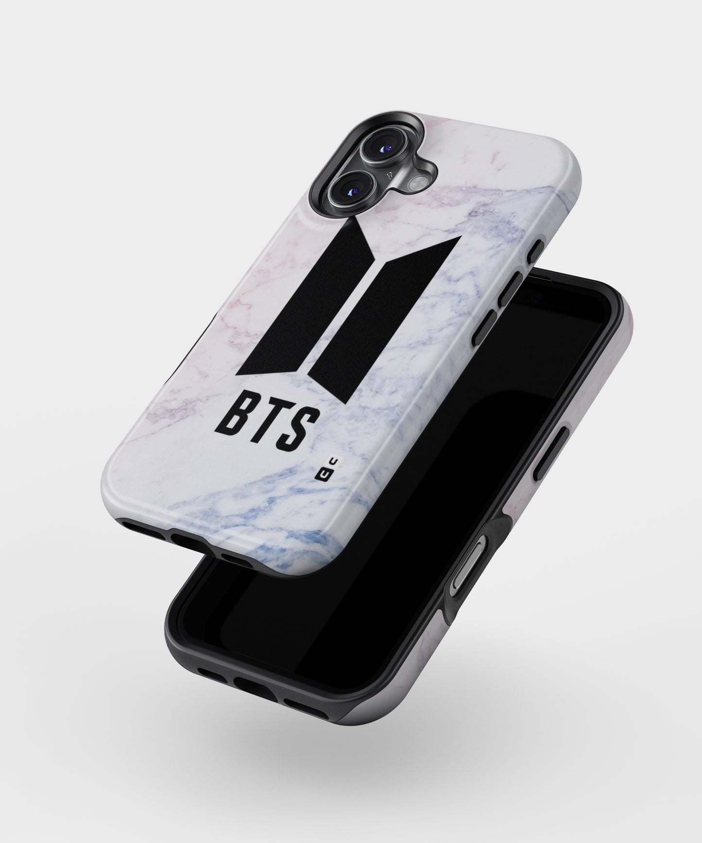 Bts Logo Marble Print MagSafe Bumper Case