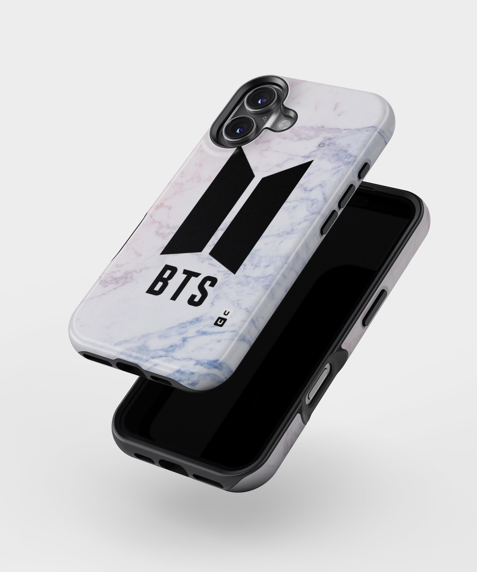 Bts Logo Marble Print MagSafe Bumper Case