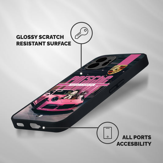 Bubble Race Car Shockproof Hybrid Protection (Metal + TPU) Back Case Cover