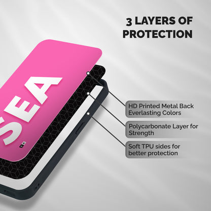 Bubble Sea Shockproof Hybrid Protection (Metal + TPU) Back Case Cover
