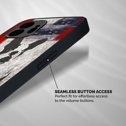 Bull Dog Shockproof Hybrid Protection (Metal + TPU) Back Case Cover