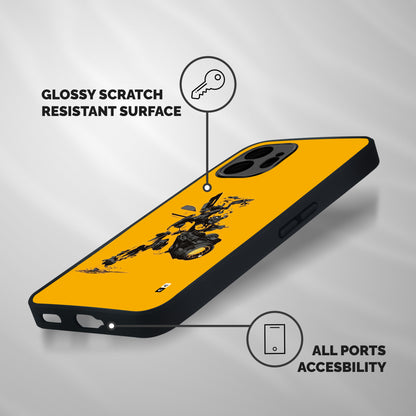 Bumblebee Shockproof Hybrid Protection (Metal + TPU) Back Case Cover