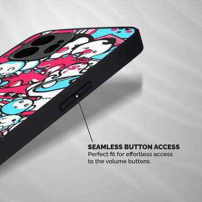 Bunny Quirk Shockproof Hybrid Protection (Metal + TPU) Back Case Cover